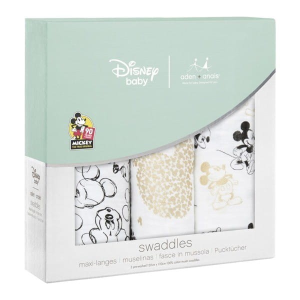 Otulacz Muślinowy Disney Mickey's 90th 3szt. - aden+anais