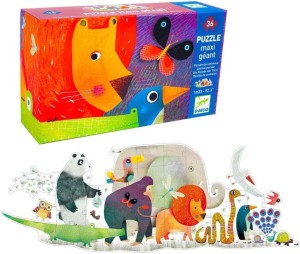 Puzzle kształty Parada Zwierząt 36 el. - Djeco