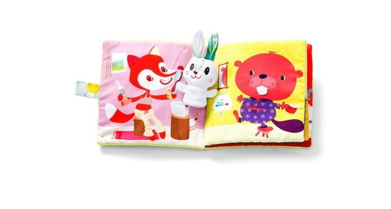 Miękka Książeczka z Pacynką Królik Dentysta - Lilliputiens