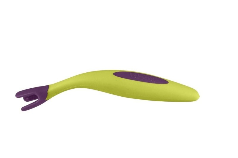 B.box - pierwsze sztućce do nauki jedzenia Toddler cutlery set fiolet