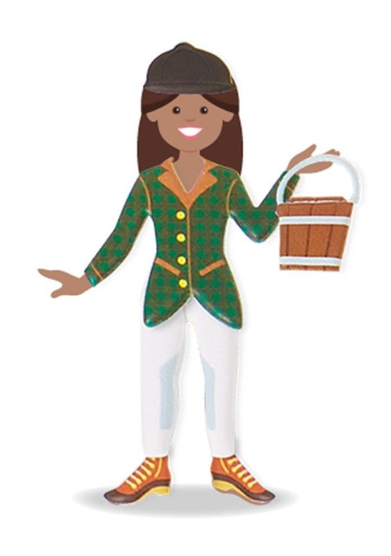 Wypukłe Naklejki w Stadninie Koni - Melissa & Doug