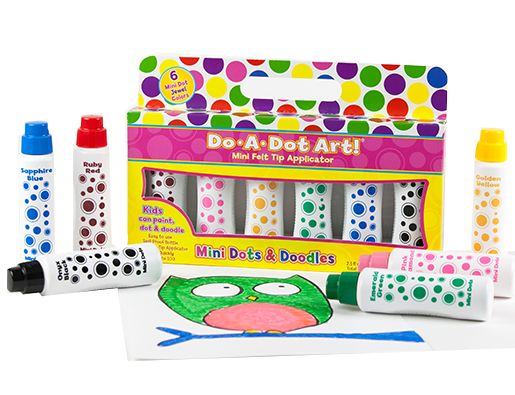Farby Kropkowe Flamastry Jewel Tones 6 szt.- Do-A-Dot Art