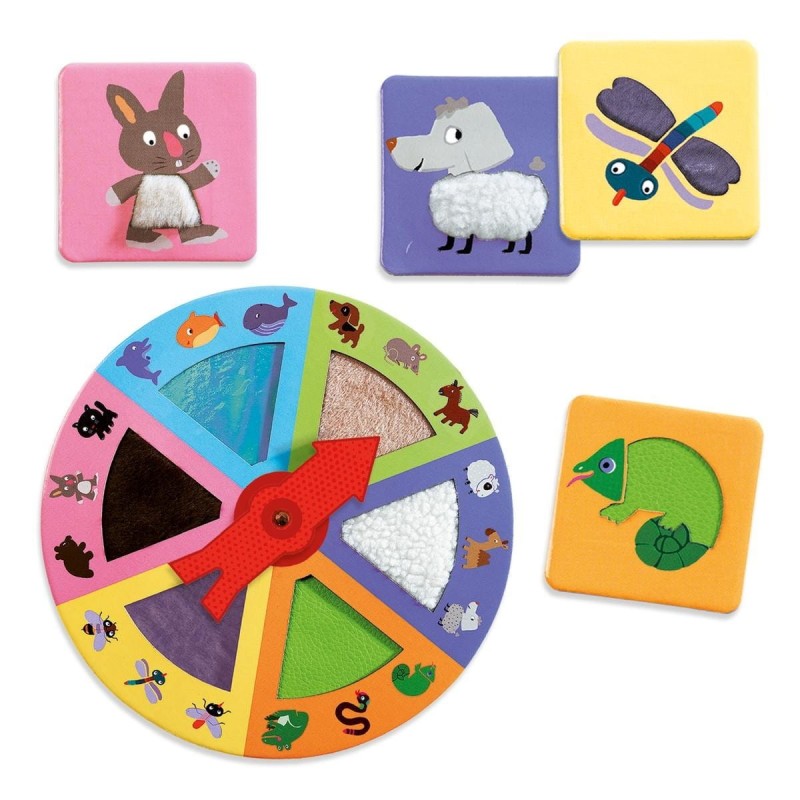 Gra Edukacyjna Sensoryczna Lotto Ruletka - Djeco