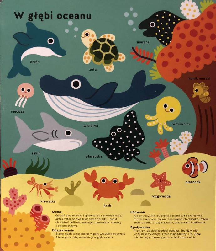 Moje Pierwsze Memo Zwierzęta - Wydawnictwo Adamada