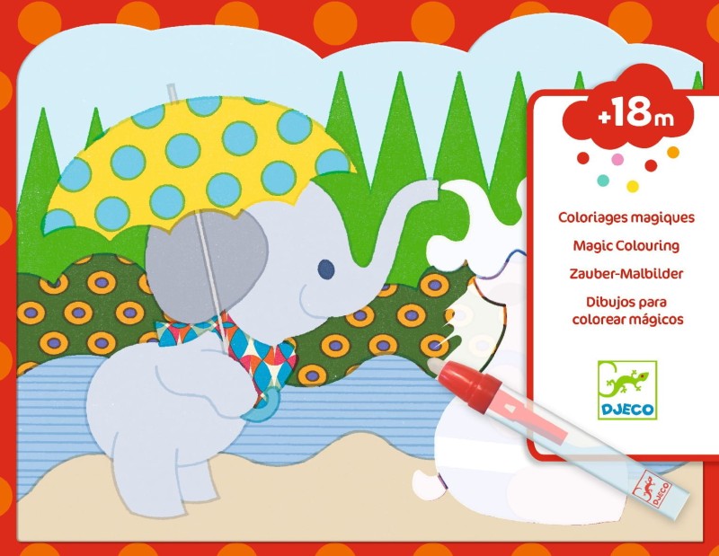 Wodna kolorowanka Ukryte wyprawy - Djeco