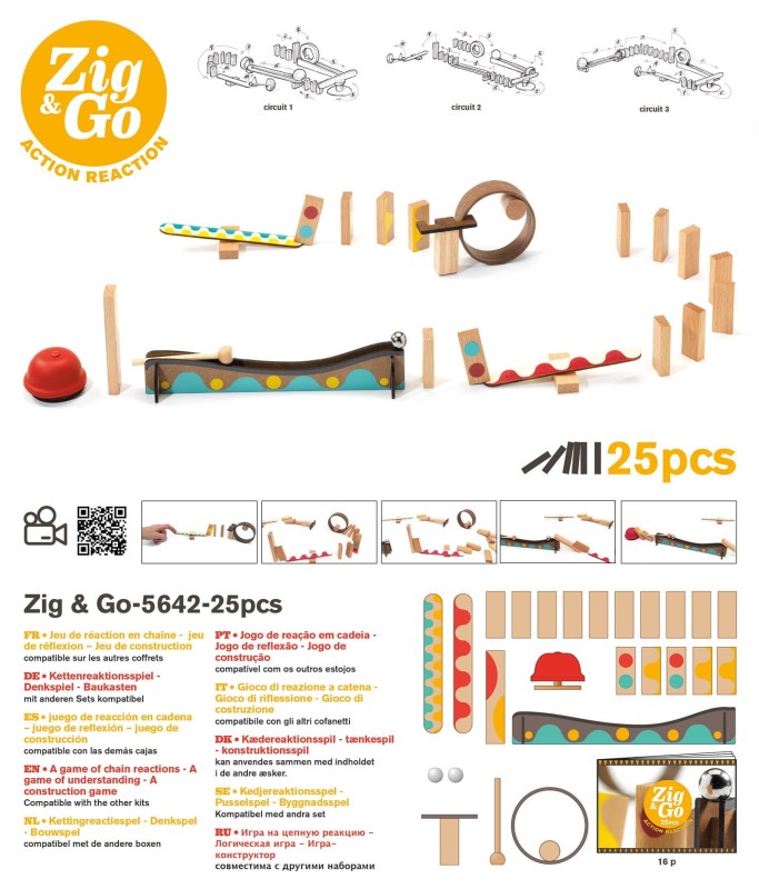Tor dla Kulek Zig & Go 25 el.- Djeco