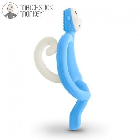 Małpka Gryzak na Ząbkowanie Light Blue - Matchstick Monkey