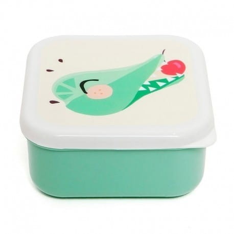 Pudełka 3 Pojemniki na Przekąski lunchbox Śniadaniówki - Petit Monkey
