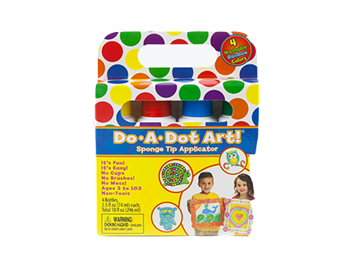 Farby Kropkowe Flamastry 4 szt.- Do-A-Dot Art