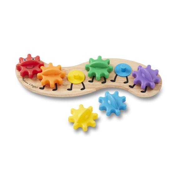 Układanka Kolorowa Gąsienica Koła Zębate dla Dzieci - Melissa & Doug