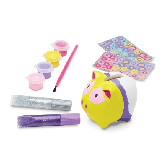 Świnka Skarbonka DIY Dekorowanie Decoupage - Melissa and Doug
