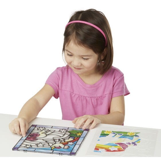 Witraż Mozaika DIY Jednorożec - Melissa and Doug