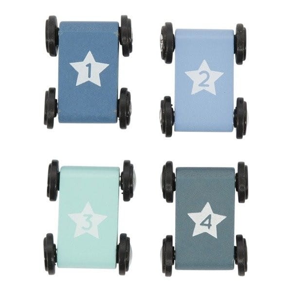 Zjeżdżalnia Tor dla Autek Błękit - Little Dutch