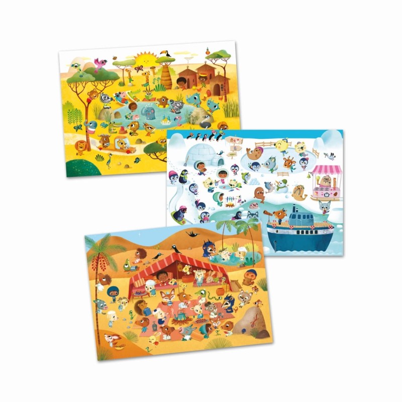 Kalkomania Aranżowanie Przestrzeni Krainy - Djeco