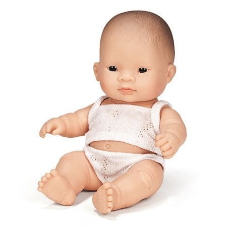 Pachnąca Lalka Bobas chłopiec Azjatycki 21 cm - Miniland Doll