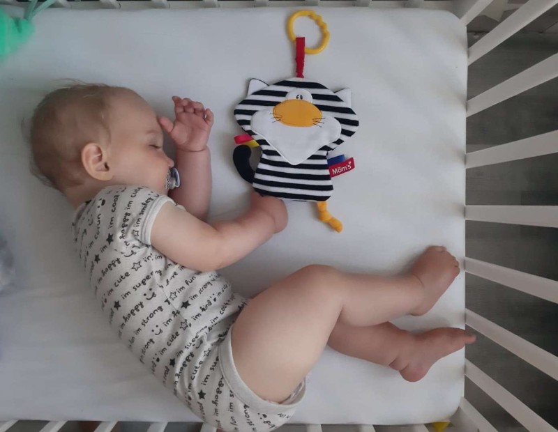 Kot Pasiak Zabawka Kontrastowa - Mom's Care
