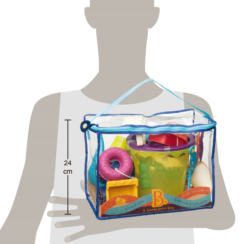 Torba Plażowa z Zabawkami do piasku Summer Beach Bag - B.toys