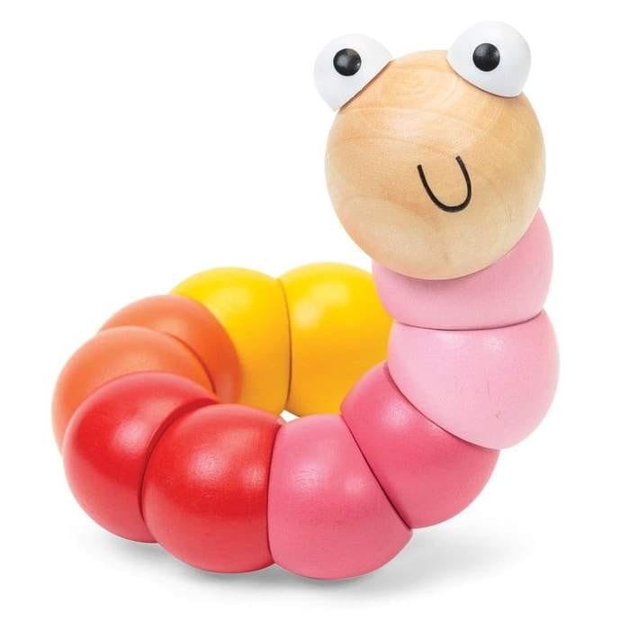 Elastyczna dżdżownica robaczek Wiggly Worm róż - Bigjigs Toys