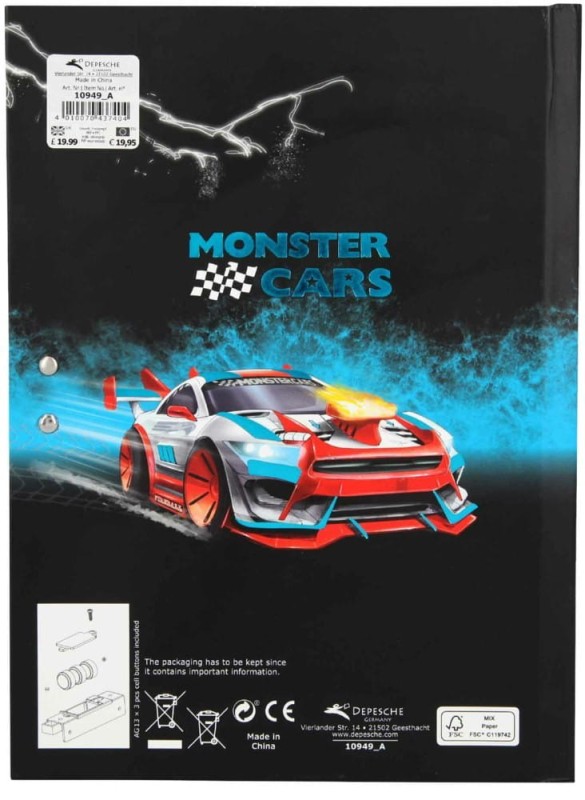 Pamiętnik na Kod Monster Cars