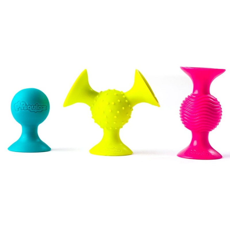 Duże silikonowe przyssawki sensoryczne pipSquigz - Fat Brain Toys