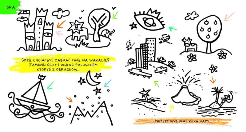 Turlututu na wakacjach do rysowania, zgadywania i interaktywnej zabawy z naklejkami