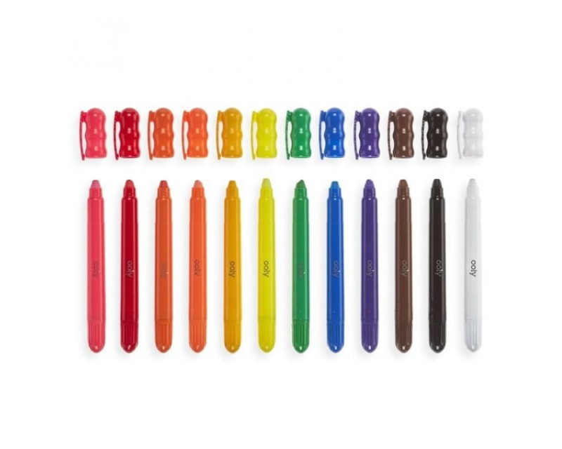 Kredki żelowe do malowanie na szkle na deszczowe dni Rainy Dayz - Ooly