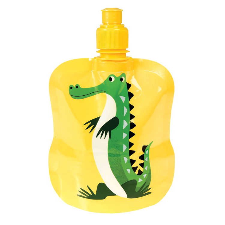 Rex London - zwijany bidon na wodę 200ml KROKODYL