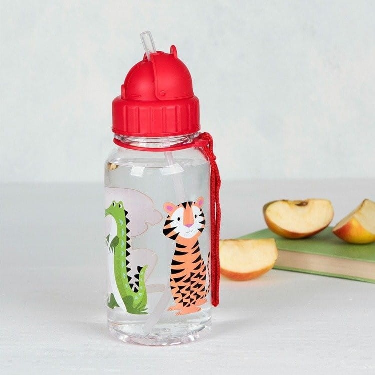 Bidon ze słomką 500 ml Zwierzątka - Rex London
