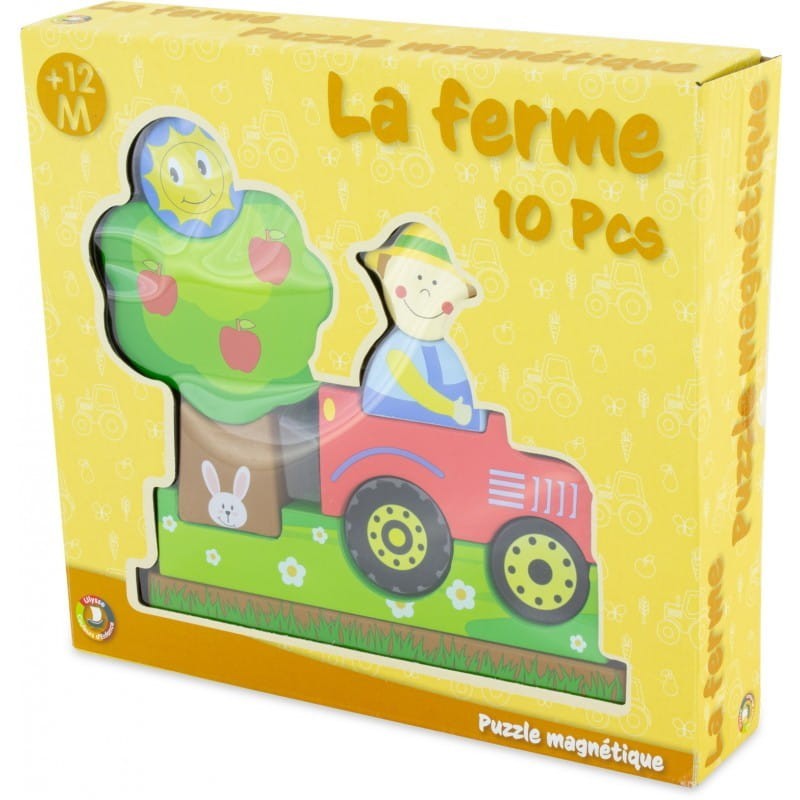 Puzzle magnetyczne 3d Farma - Ulysse