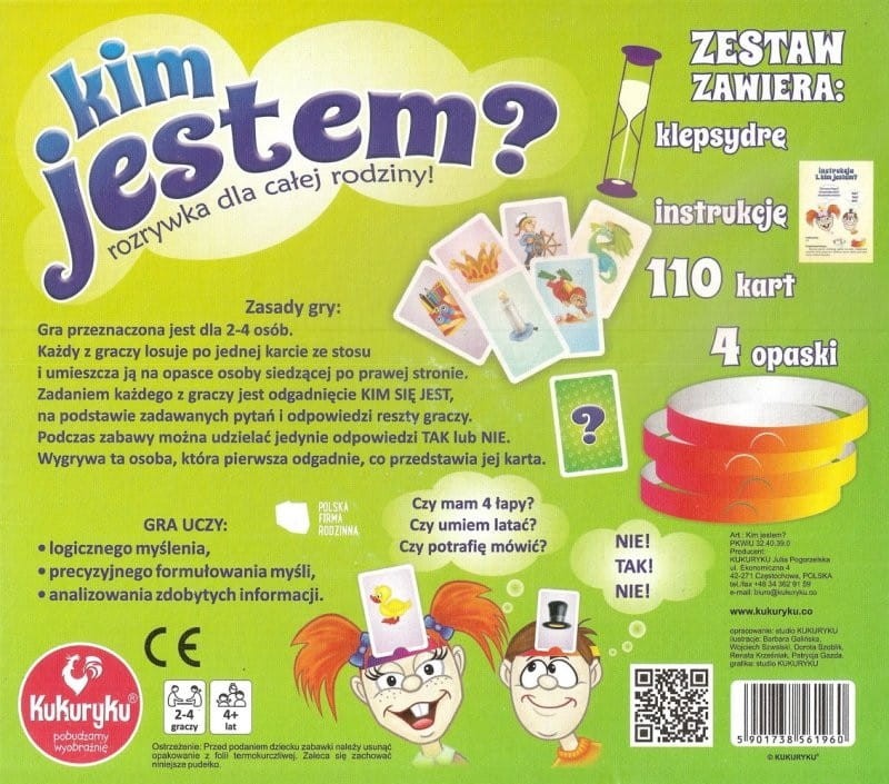 Gra Kim jestem - Kukuryku