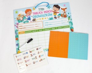 Magnetyczna tablica zadań i obowiązków dziecka - Adam Toys