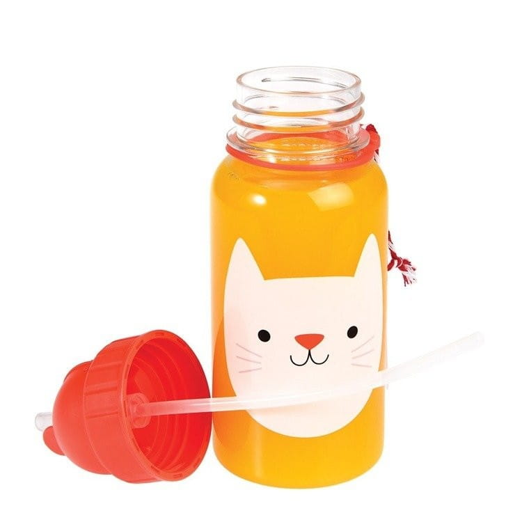 Bidon ze słomką 500 ml Kotek - Rex London