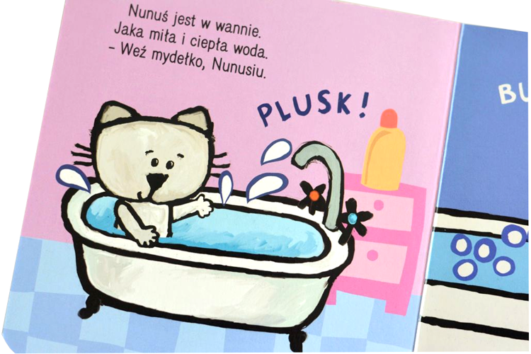 Kicia Kocia i Nunuś. W kąpieli