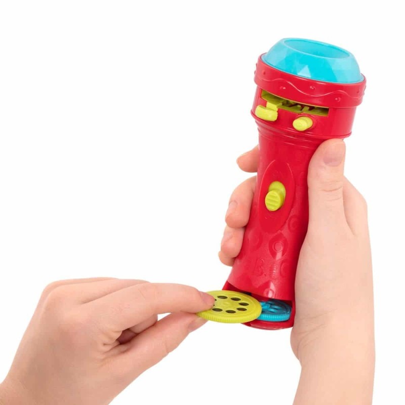 Projektor Latarka Light Me to the Moon czerwony – b.toys