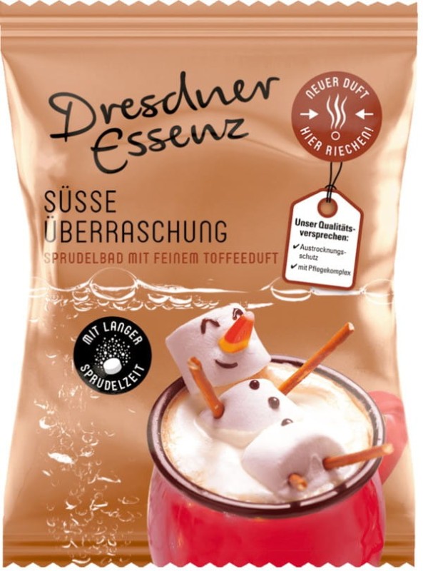 Musująca Sól do Kąpieli Karmelowa Niespodzianka - Dresdner Essenz