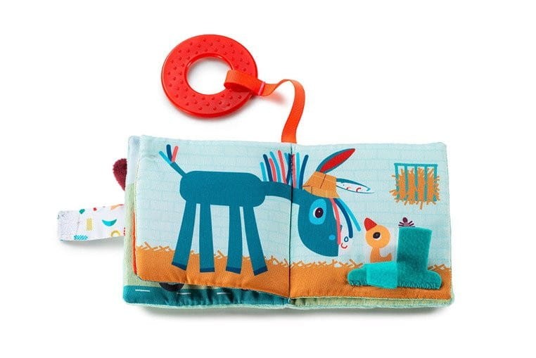 Miękka książeczka z zawieszką Farma - Lilliputiens