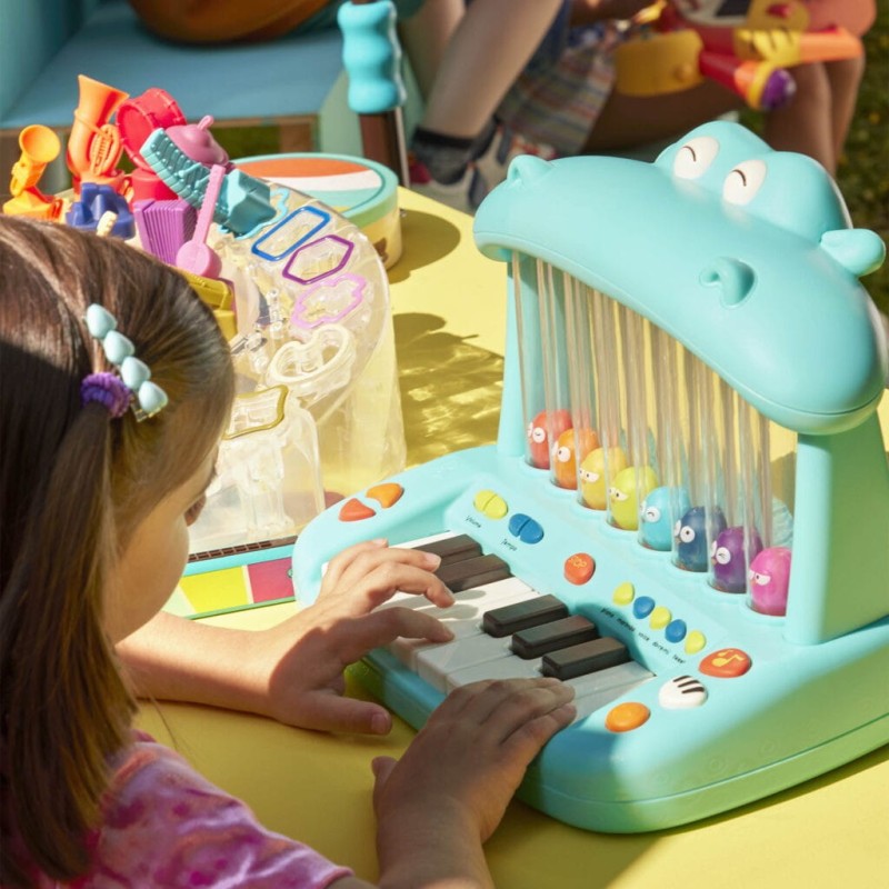 Pianinko Hippo-Pop Play Piano - b.toys