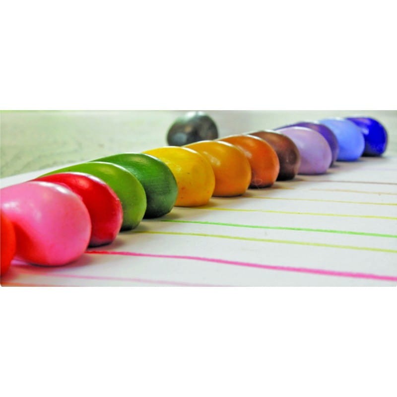 Kredki kamienie w aksamitnym woreczku 8 kolorów – Crayon Rocks