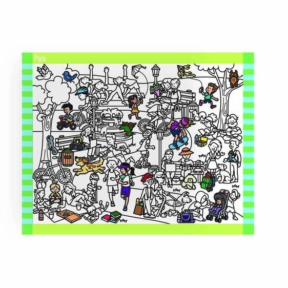 Kolorowanka z naklejkami Miasto - Melissa & Doug