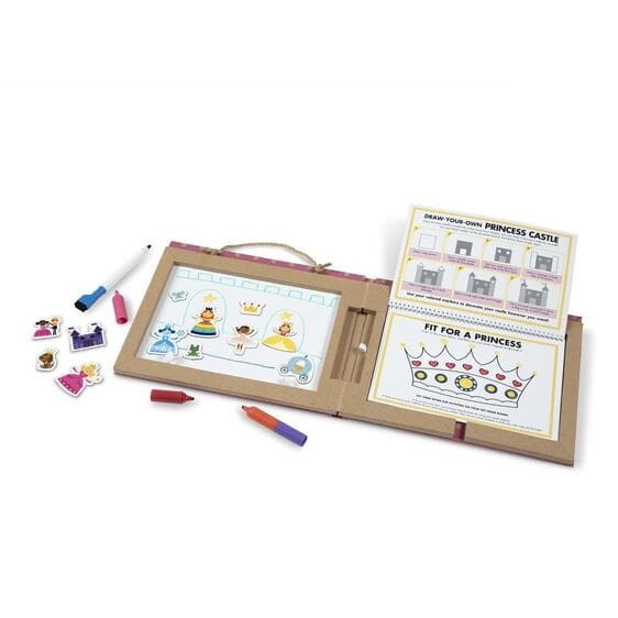 Kreatywna teczka Graj, rysuj, twórz Księżniczki - Melissa & Doug