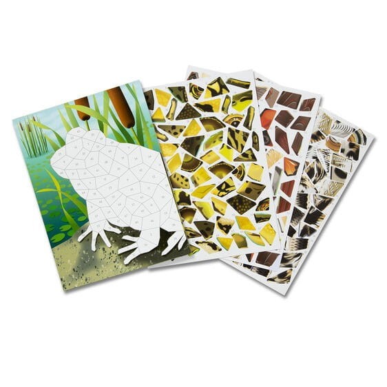 Naklejki puzzle z numerkami Natura - Melissa and Doug