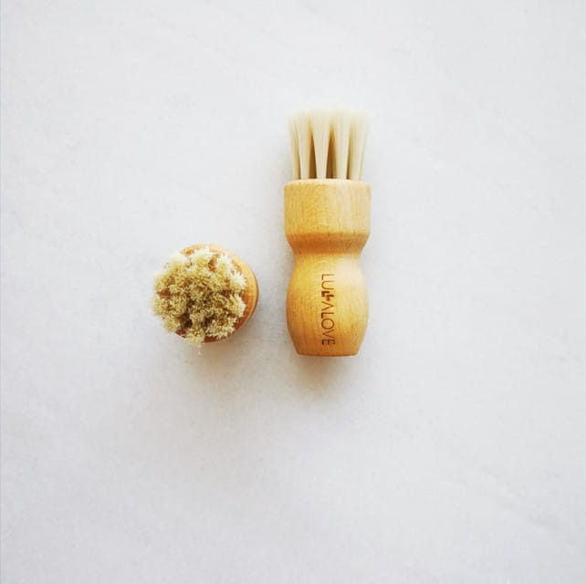 Szczotka do mycia i peelingu twarzy - Lullalove