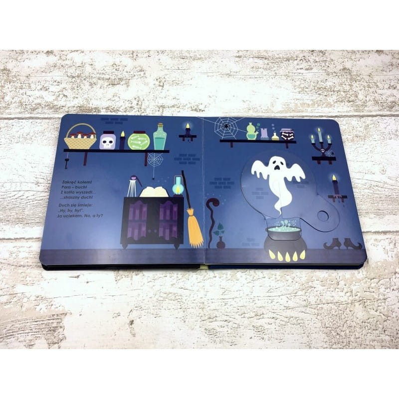 Magiczne koło Strachy! Książka interaktywna