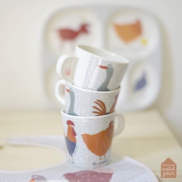 Kubek z uchwytem Farma - Maison Petit Jour