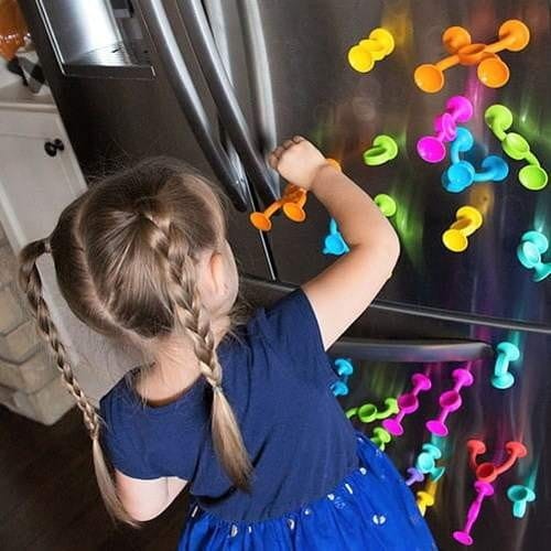 Silikonowe Przyssawki Squigz 36el.- Fat Brain Toys