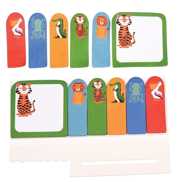 Karteczki Samoprzylepne Zwierzaki 6 wzorów - Rex London