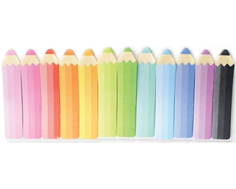 Karteczki Samoprzylepne Kredki - Ooly