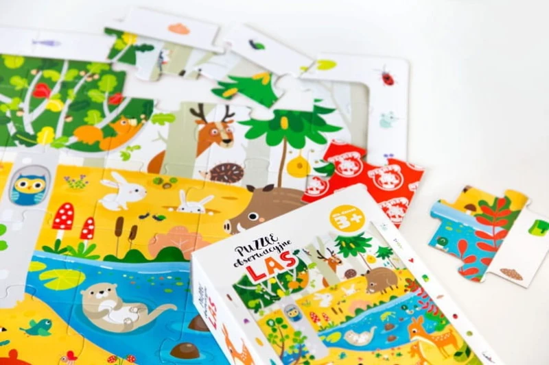 Puzzle obserwacyjne Las 40 el. - CzuCzu
