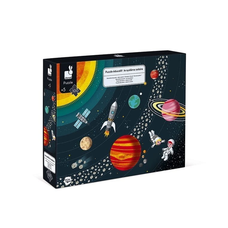 Puzzle Układ Słoneczny Kosmos Planety - Janod