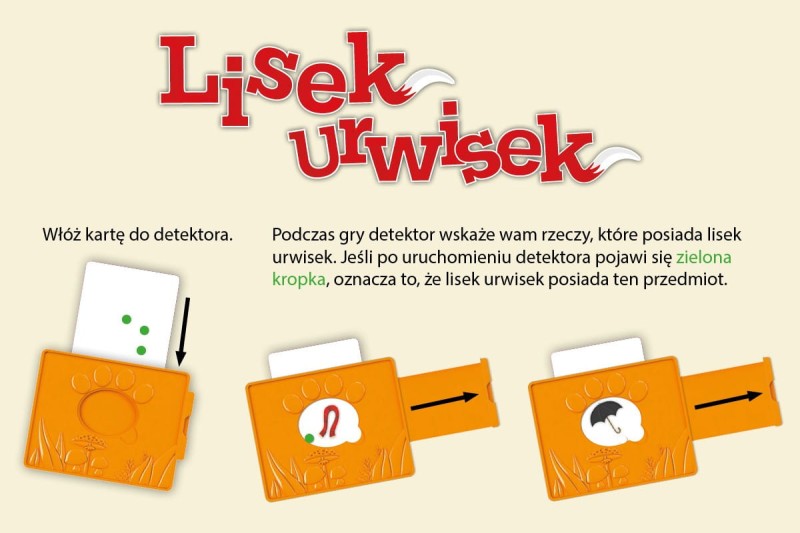 Lisek urwisek. Gra planszowa